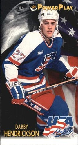 #505 Darby Hendrickson - USA - 1993-94 Fleer PowerPlay Hockey