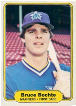 #505 Bruce Bochte - Seattle Mariners - 1982 Fleer Baseball
