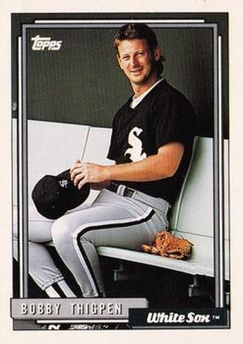 #505 Bobby Thigpen - Chicago White Sox - 1992 Topps Baseball