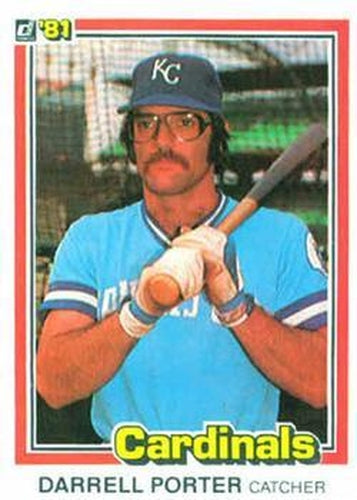 #505 Darrell Porter - St. Louis Cardinals - 1981 Donruss Baseball