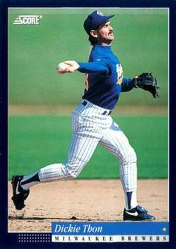 #505 Dickie Thon - Milwaukee Brewers -1994 Score Baseball