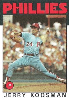 #505 Jerry Koosman - Philadelphia Phillies - 1986 Topps Baseball