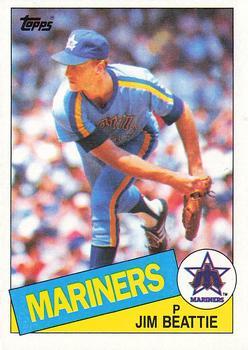 #505 Jim Beattie - Seattle Mariners - 1985 Topps Baseball