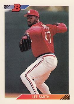 #505 Lee Smith - St. Louis Cardinals - 1992 Bowman Baseball