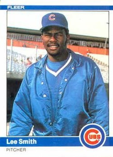 #505 Lee Smith - Chicago Cubs - 1984 Fleer Baseball