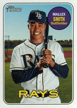 #505 Mallex Smith - Tampa Bay Rays - 2018 Topps Heritage Baseball