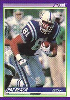 #505 Pat Beach - Indianapolis Colts - 1990 Score Football
