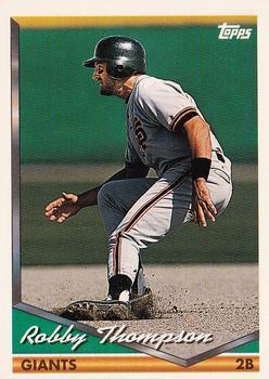 #505 Robby Thompson - San Francisco Giants - 1994 Topps Baseball