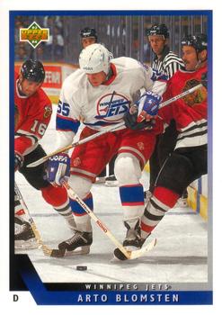 #505 Arto Blomsten - Winnipeg Jets - 1993-94 Upper Deck Hockey