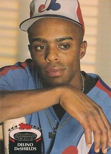 #505 Delino DeShields - Montreal Expos - 1992 Stadium Club Baseball