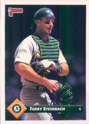 #505 Terry Steinbach - Oakland Athletics - 1993 Donruss Baseball