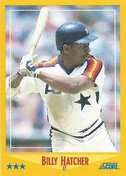 #505 Billy Hatcher - Houston Astros - 1988 Score Baseball