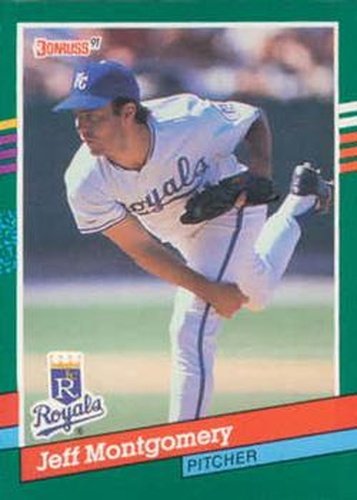 #505 Jeff Montgomery - Kansas City Royals - 1991 Donruss Baseball