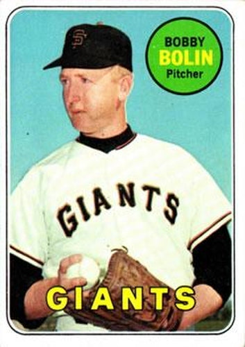 #505a Bobby Bolin - San Francisco Giants - 1969 Topps Baseball