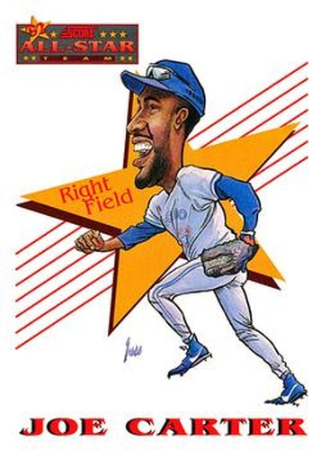 #506 Joe Carter - Toronto Blue Jays - 1993 Score Baseball