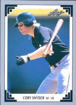 #506 Cory Snyder - Chicago White Sox - 1991 Leaf Baseball