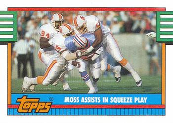 #506 Winston Moss - Tampa Bay Buccaneers - 1990 Topps Football