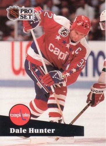 #506 Dale Hunter - 1991-92 Pro Set Hockey
