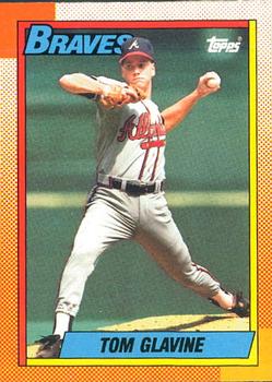 #506 Tom Glavine - Atlanta Braves - 1990 O-Pee-Chee Baseball