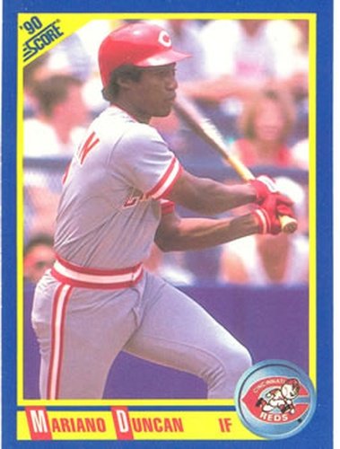 #506 Mariano Duncan - Cincinnati Reds - 1990 Score Baseball