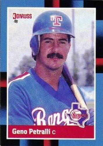 #506 Geno Petralli - Texas Rangers - 1988 Donruss Baseball