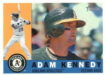 #506 Adam Kennedy - Oakland Athletics - 2009 Topps Heritage Baseball
