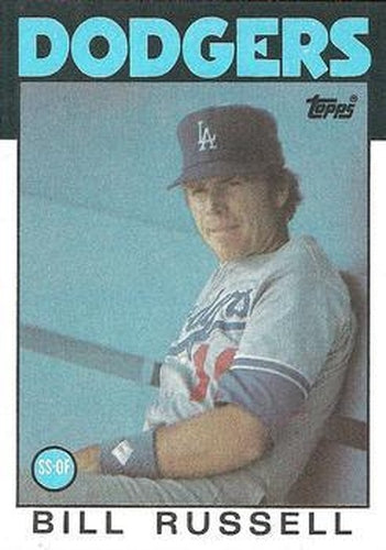 #506 Bill Russell - Los Angeles Dodgers - 1986 Topps Baseball
