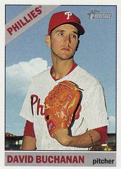 #506 David Buchanan - Philadelphia Phillies - 2015 Topps Heritage Baseball