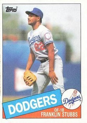 #506 Franklin Stubbs - Los Angeles Dodgers - 1985 Topps Baseball