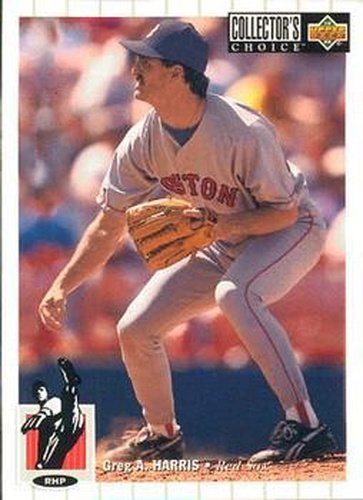 #506 Greg A. Harris - Boston Red Sox - 1994 Collector's Choice Baseball