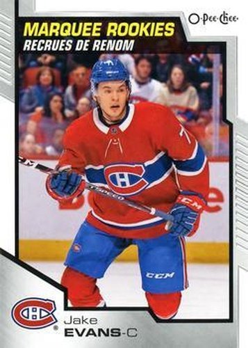 #506 Jake Evans - Montreal Canadiens - 2020-21 O-Pee-Chee Hockey