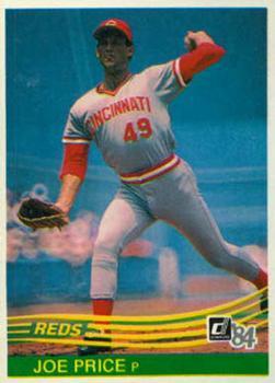 #506 Joe Price - Cincinnati Reds - 1984 Donruss Baseball