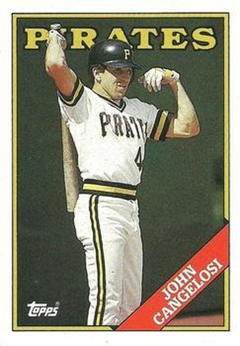 #506 John Cangelosi - Pittsburgh Pirates - 1988 Topps Baseball