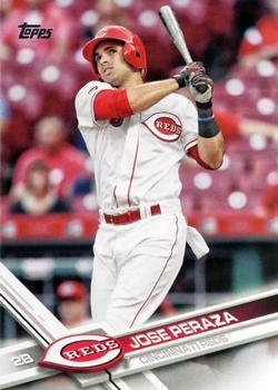 #506 Jose Peraza - Cincinnati Reds - 2017 Topps Baseball