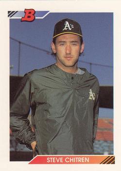 #506 Steve Chitren - Oakland Athletics - 1992 Bowman Baseball