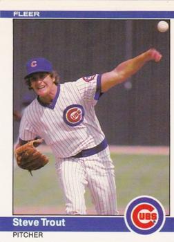 #506 Steve Trout - Chicago Cubs - 1984 Fleer Baseball