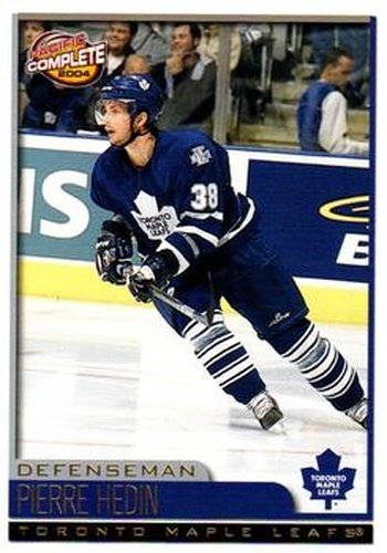 #506 Pierre Hedin - Toronto Maple Leafs - 2003-04 Pacific Complete Hockey