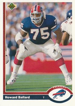 #506 Howard Ballard - Buffalo Bills - 1991 Upper Deck Football