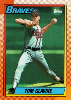 #506 Tom Glavine - Atlanta Braves - 1990 Topps Baseball