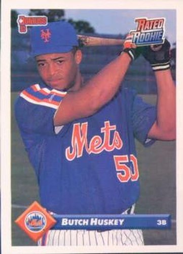 #506 Butch Huskey - New York Mets - 1993 Donruss Baseball