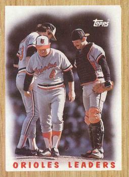 #506 Orioles Leaders - Baltimore Orioles - 1987 Topps Baseball