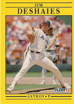#506 Jim Deshaies - Houston Astros - 1991 Fleer Baseball