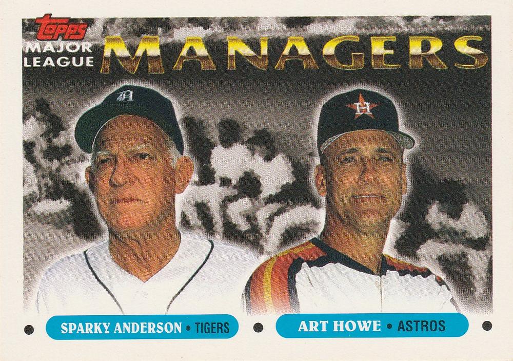 #506 Sparky Anderson / Art Howe - Detroit Tigers / Houston Astros - 1993 Topps Baseball