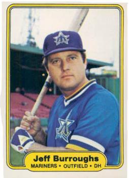 #506 Jeff Burroughs - Seattle Mariners - 1982 Fleer Baseball