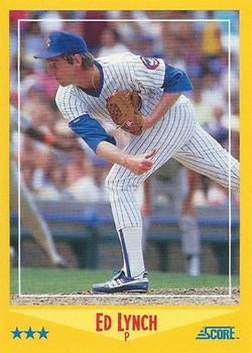 #506 Ed Lynch - Chicago Cubs - 1988 Score Baseball