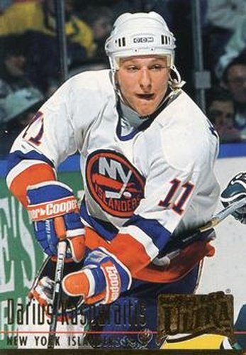 #129 Darius Kasparaitis - New York Islanders - 1994-95 Ultra Hockey
