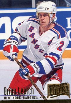 #139 Brian Leetch - New York Rangers - 1994-95 Ultra Hockey