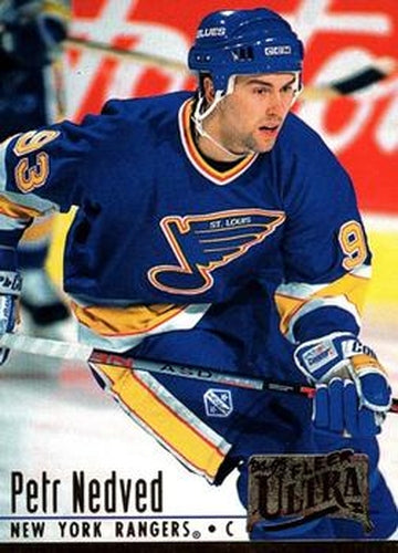 #141 Petr Nedved - New York Rangers - 1994-95 Ultra Hockey