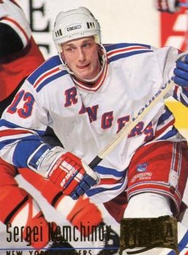 #142 Sergei Nemchinov - New York Rangers - 1994-95 Ultra Hockey