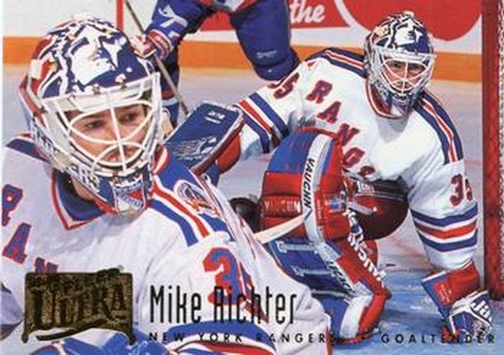 #143 Mike Richter - New York Rangers - 1994-95 Ultra Hockey